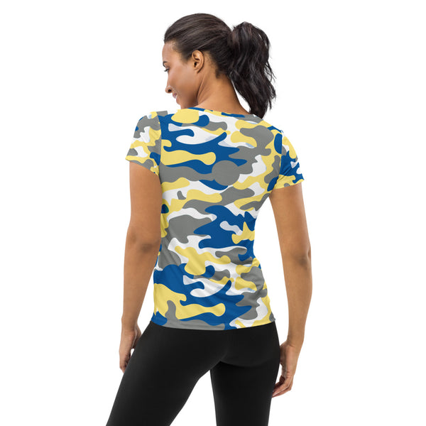 All-Over Print Women's Athletic T-shirt - Objet D'Art