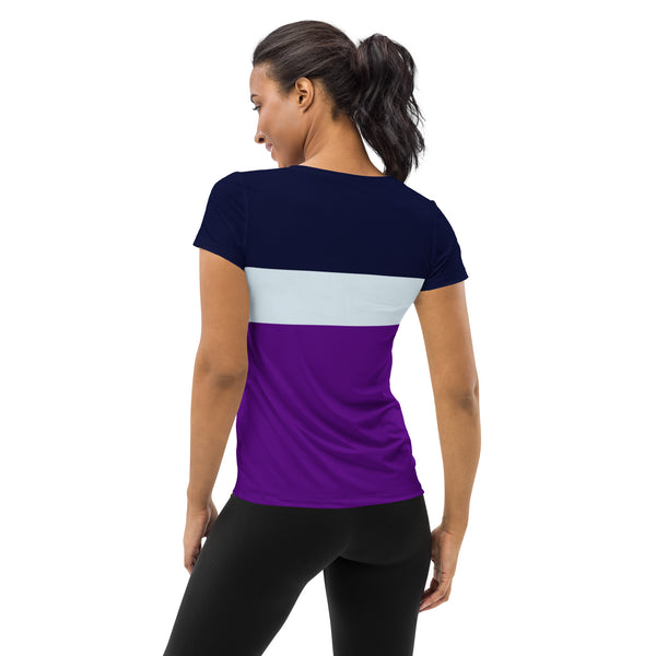 M Kemp Women's Athletic T-shirt - Objet D'Art