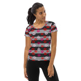 All-Over Print Women's Athletic T-shirt - Objet D'Art