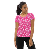 All-Over Print Women's Athletic T-shirt - Objet D'Art