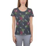 All-Over Print Women's Athletic T-shirt - Objet D'Art