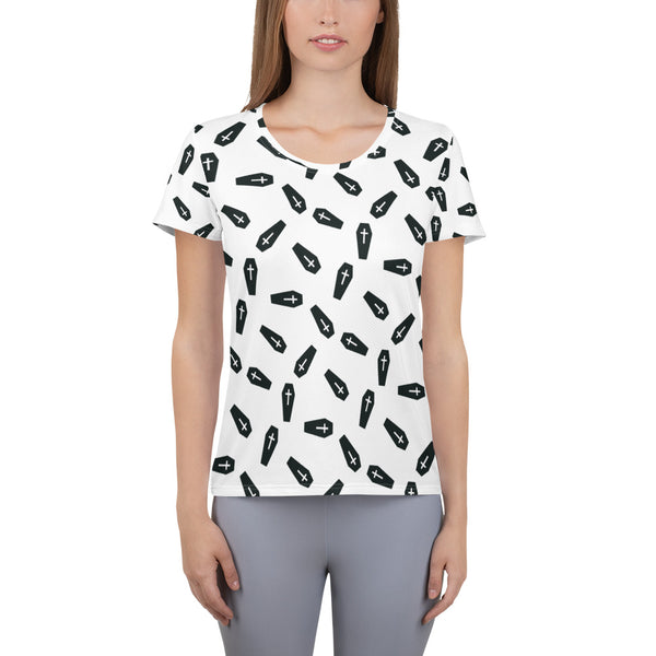 All-Over Print Women's Athletic T-shirt - Objet D'Art