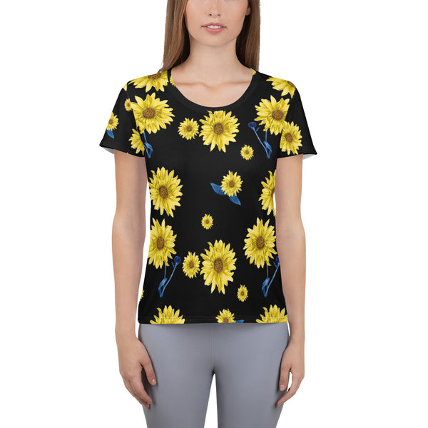 All-Over Print Women's Athletic T-shirt - Objet D'Art