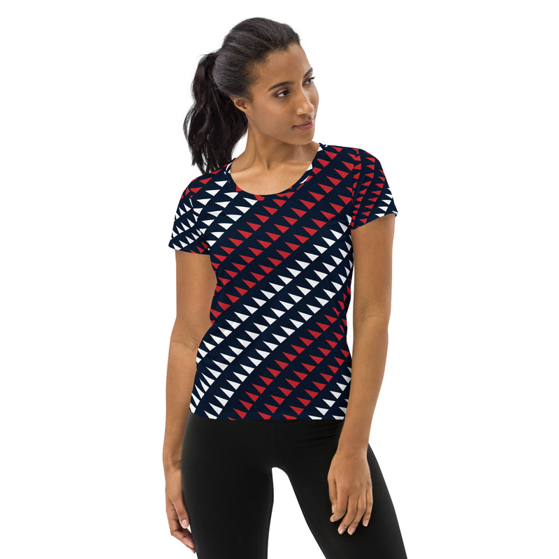 Cold Front Women's Athletic T-shirt - Objet D'Art