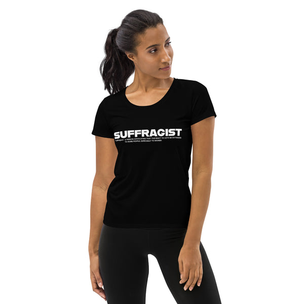 Suffragist Defined Women's Athletic T-shirt - Objet D'Art