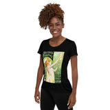 All-Over Print Women's Athletic T-shirt - Objet D'Art