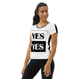 Affirmative Women's Athletic T-shirt - Objet D'Art