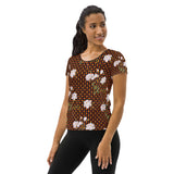 All-Over Print Women's Athletic T-shirt - Objet D'Art
