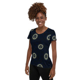 All-Over Print Women's Athletic T-shirt - Objet D'Art