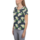 All-Over Print Women's Athletic T-shirt - Objet D'Art