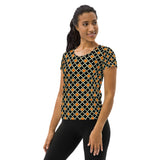All-Over Print Women's Athletic T-shirt - Objet D'Art