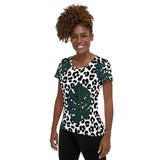 All-Over Print Women's Athletic T-shirt - Objet D'Art