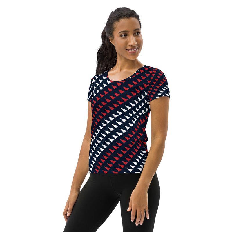 Cold Front Women's Athletic T-shirt - Objet D'Art