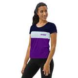 M Kemp Women's Athletic T-shirt - Objet D'Art