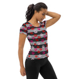 All-Over Print Women's Athletic T-shirt - Objet D'Art