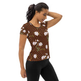All-Over Print Women's Athletic T-shirt - Objet D'Art