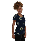 All-Over Print Women's Athletic T-shirt - Objet D'Art