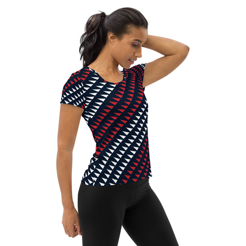 Cold Front Women's Athletic T-shirt - Objet D'Art