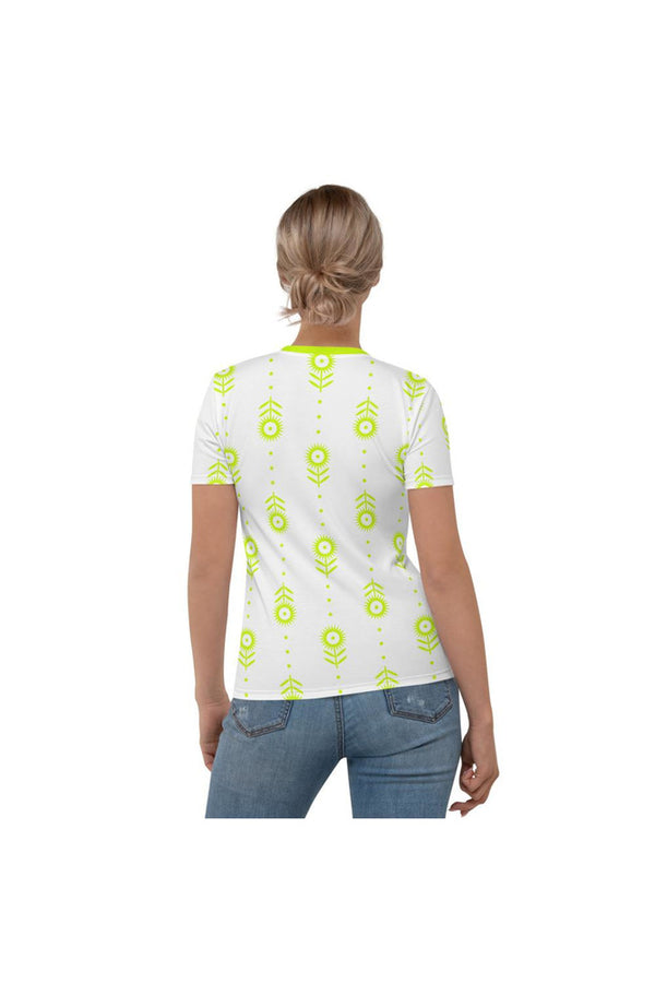 Neon Florals Women's T-shirt - Objet D'Art