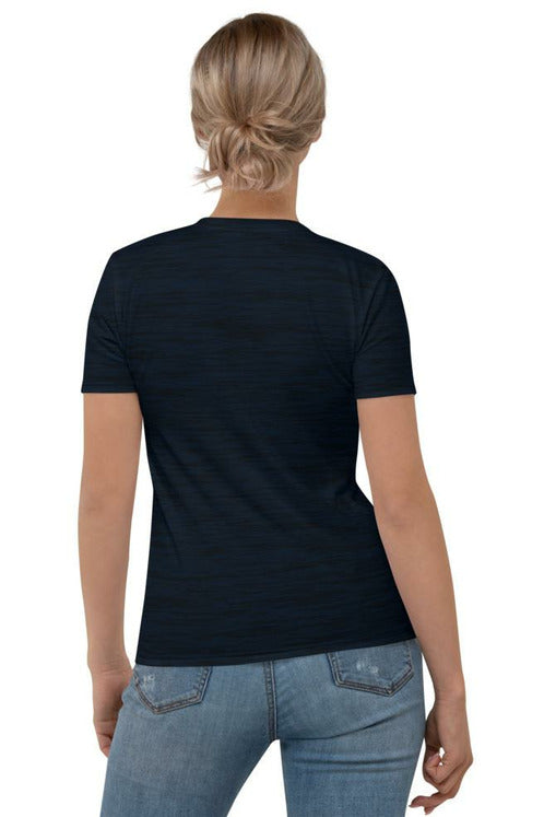 Dark Blue Fibers Women's T-shirt - Objet D'Art