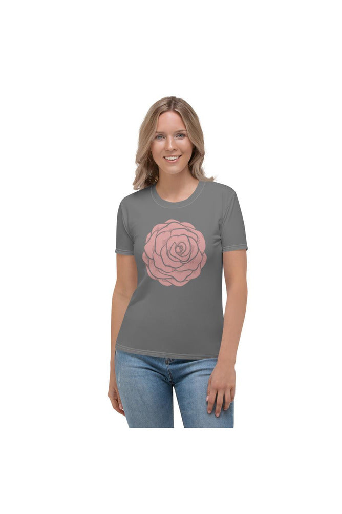 Pink Rose Women's T-shirt - Objet D'Art