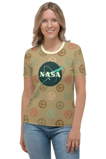 Peace, The Last Frontier NASA Women's T-shirt - Objet D'Art