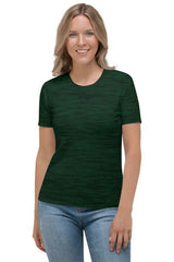 Dark Green Women's T-shirt - Objet D'Art