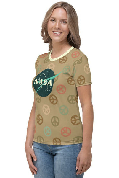 Peace, The Last Frontier NASA Women's T-shirt - Objet D'Art