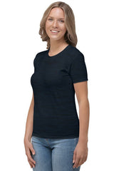 Dark Blue Fibers Women's T-shirt - Objet D'Art