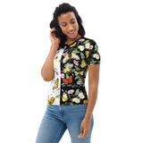 Kaleidoscope of Butterflies Women's T-shirt - Objet D'Art