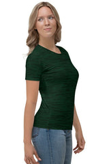 Dark Green Women's T-shirt - Objet D'Art