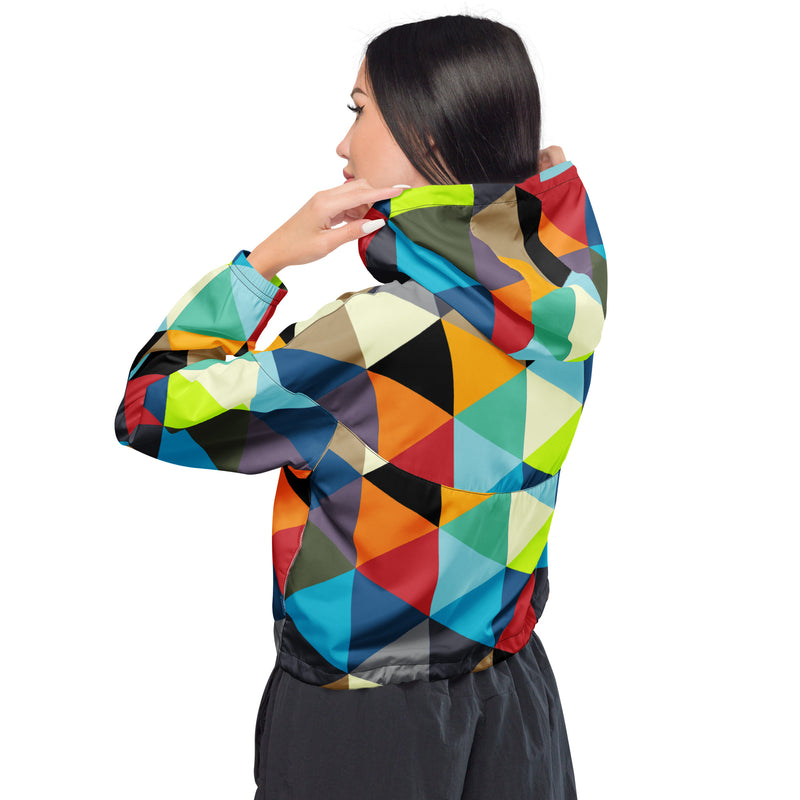 Women’s cropped windbreaker - Objet D'Art