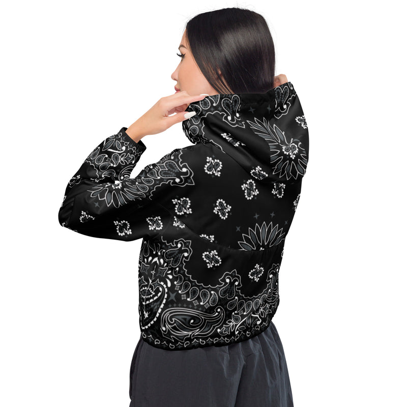 Women’s cropped windbreaker - Objet D'Art