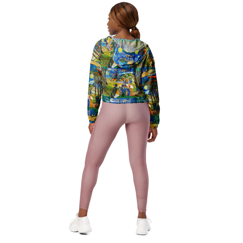 Women’s cropped windbreaker - Objet D'Art