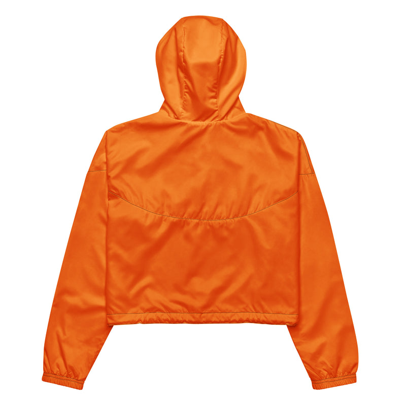 Turmeric Women’s cropped windbreaker - Objet D'Art