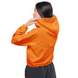 Turmeric Women’s cropped windbreaker - Objet D'Art