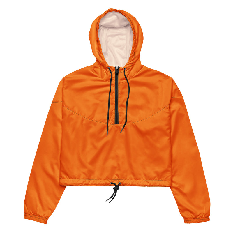 Turmeric Women’s cropped windbreaker - Objet D'Art