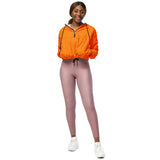Turmeric Women’s cropped windbreaker - Objet D'Art