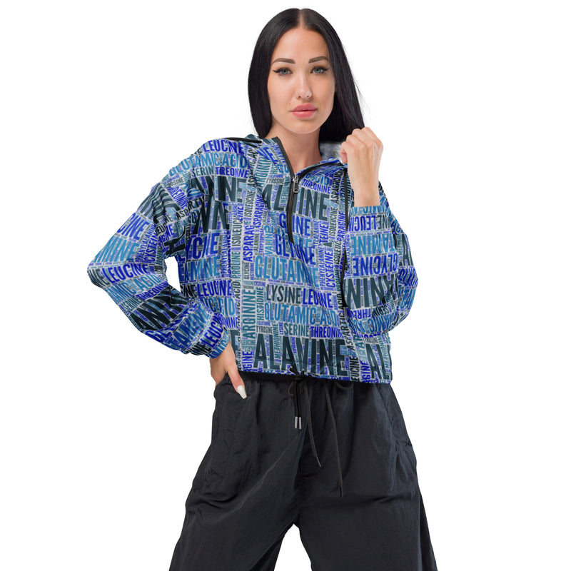 Women’s cropped windbreaker - Objet D'Art