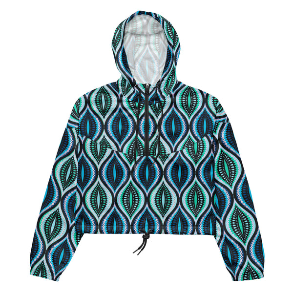 The Real Ogee Women’s cropped windbreaker - Objet D'Art
