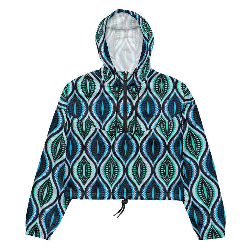 The Real Ogee Women’s cropped windbreaker - Objet D'Art