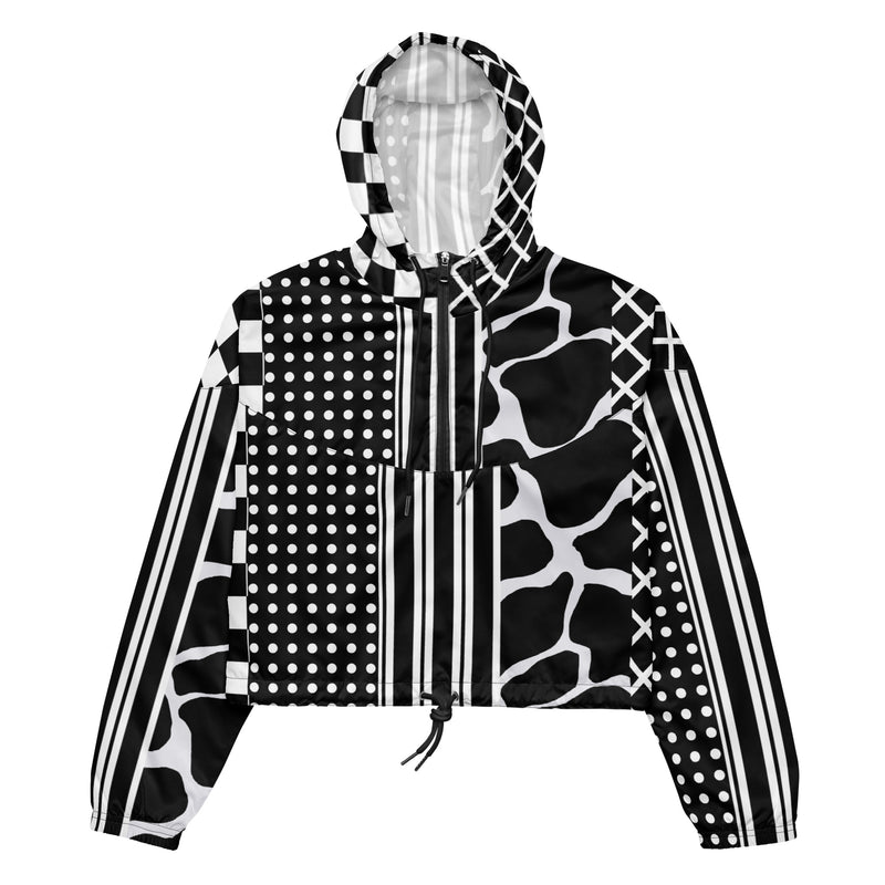 Women’s cropped windbreaker - Objet D'Art