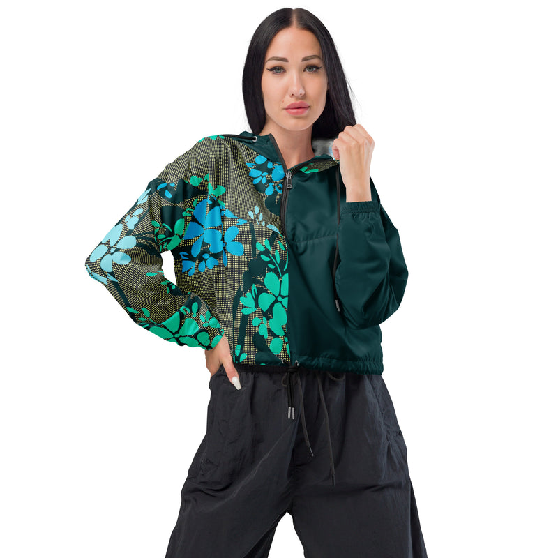 Women’s cropped windbreaker - Objet D'Art