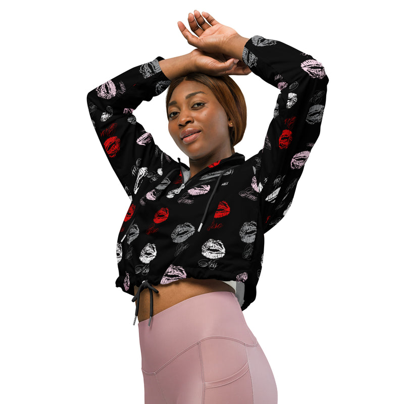 Women’s cropped windbreaker - Objet D'Art