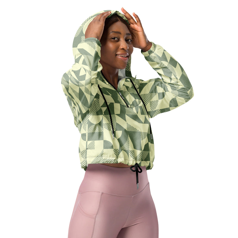 Women’s cropped windbreaker - Objet D'Art