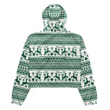 Winter Wonderland Women’s cropped windbreaker - Objet D'Art