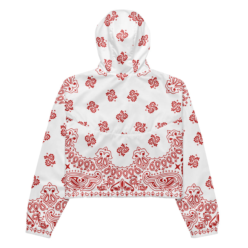 Bandana Art Women’s cropped windbreaker - Objet D'Art