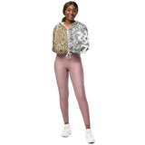 Bandana Print Women’s cropped windbreaker - Objet D'Art