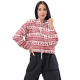 Winter Wonderland Women’s cropped windbreaker - Objet D'Art