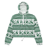 Winter Wonderland Women’s cropped windbreaker - Objet D'Art